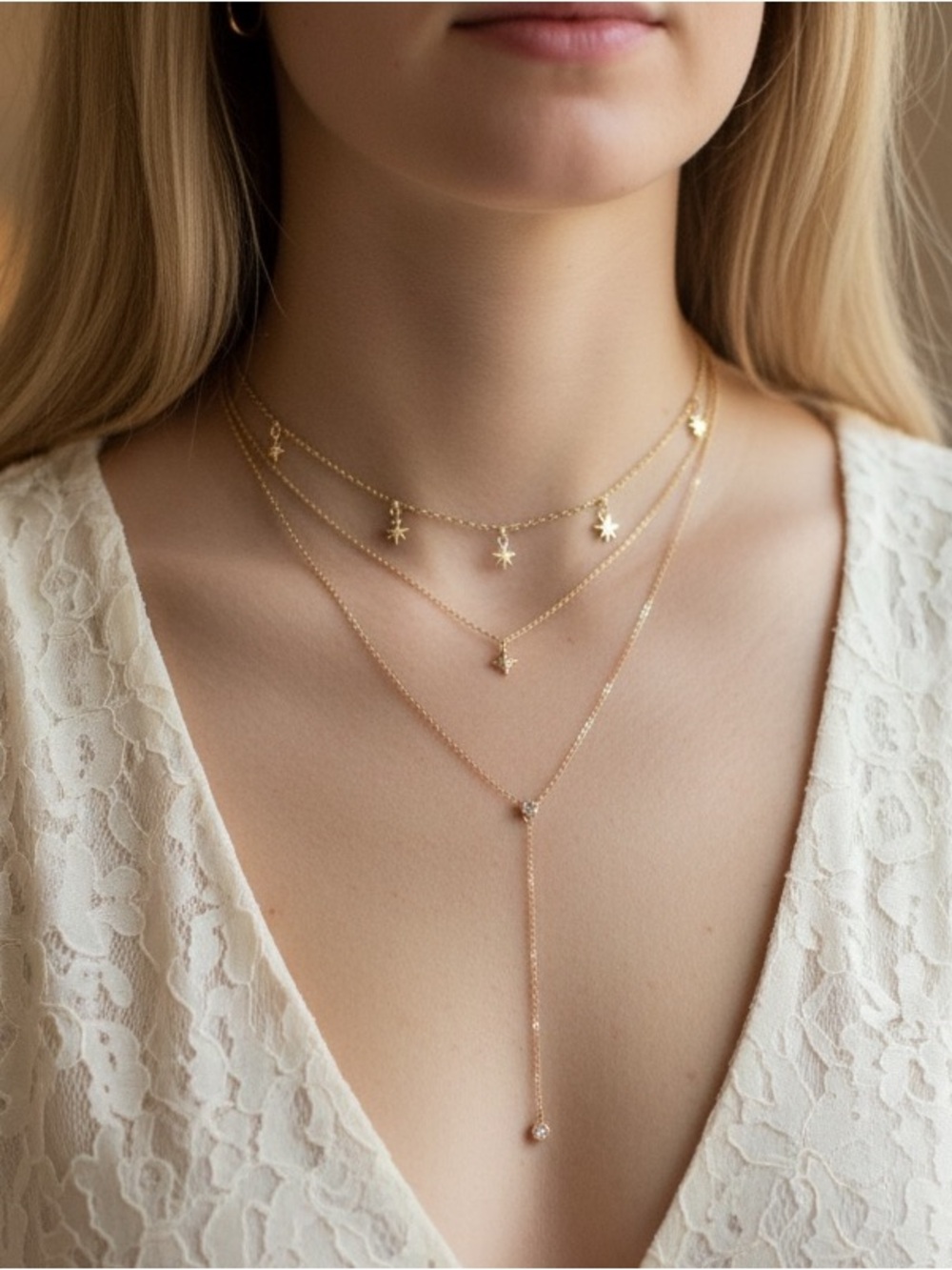 “Match Made in Heaven" Star Celestial Necklace - Picture 2 of 7